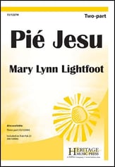 Pie Jesu Two-Part choral sheet music cover